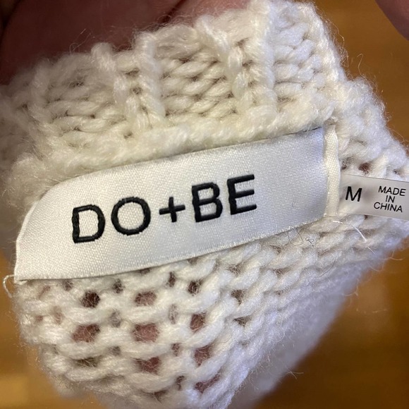 Do + Be Fringe Wool Neutral Western Cropped Bohemian Coastal Cowgirl Car… - Picture 5 of 5